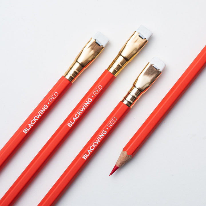 Blackwing - Red | Box of 4 red core pencils