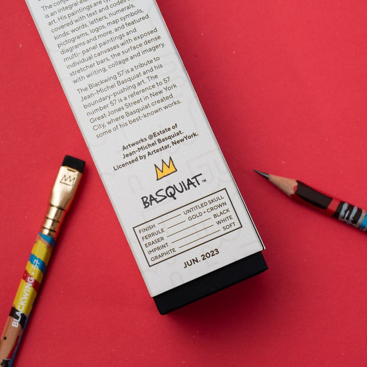 Blackwing - Volume 57 Jean-Michel Basquiat Limited Edition | Box of 12  Pencils