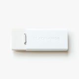 Blackwing - Soft Handheld Eraser + Holder - Eraser and metal support | White