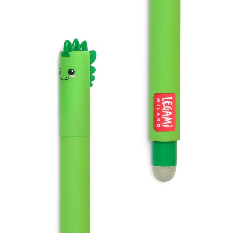 Legami -Erasable gel pen, DINO, green ink