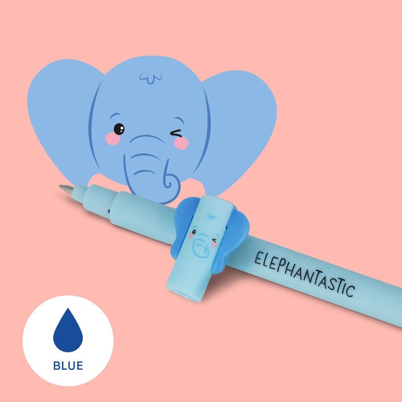 Legami -Erasable gel pen | ELEPHANT | Blue ink