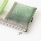 Midori - Book Band Mesh Pencase Estuche Lápices | Green