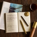 Ystudio- Classic Revolve Brassing - Ballpoint Pen (Spring) Brass