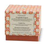 Paddywax – 5.5oz/155g Glass Tulip Scented Candle | Pink and Burnt Orange - Cactus Flower