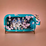 Alljoy Design - Tarjeta 3D Message in a Bottle | Flores de cerezo