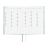Hobonichi - Agenda Hobonichi Techo 2026 HON A5 | Inglés - Día Página - Enero a Diciembre | Bow & Tie: In the Forest