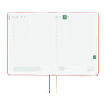 Hobonichi - Agenda HON 2027 A5 en inglés | Yumi Kitagishi: White Cat and Rabbit’s Tea Room · detalle 6