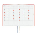 Hobonichi - Agenda HON 2027 A5 en inglés | Yumi Kitagishi: White Cat and Rabbit’s Tea Room · detalle 8