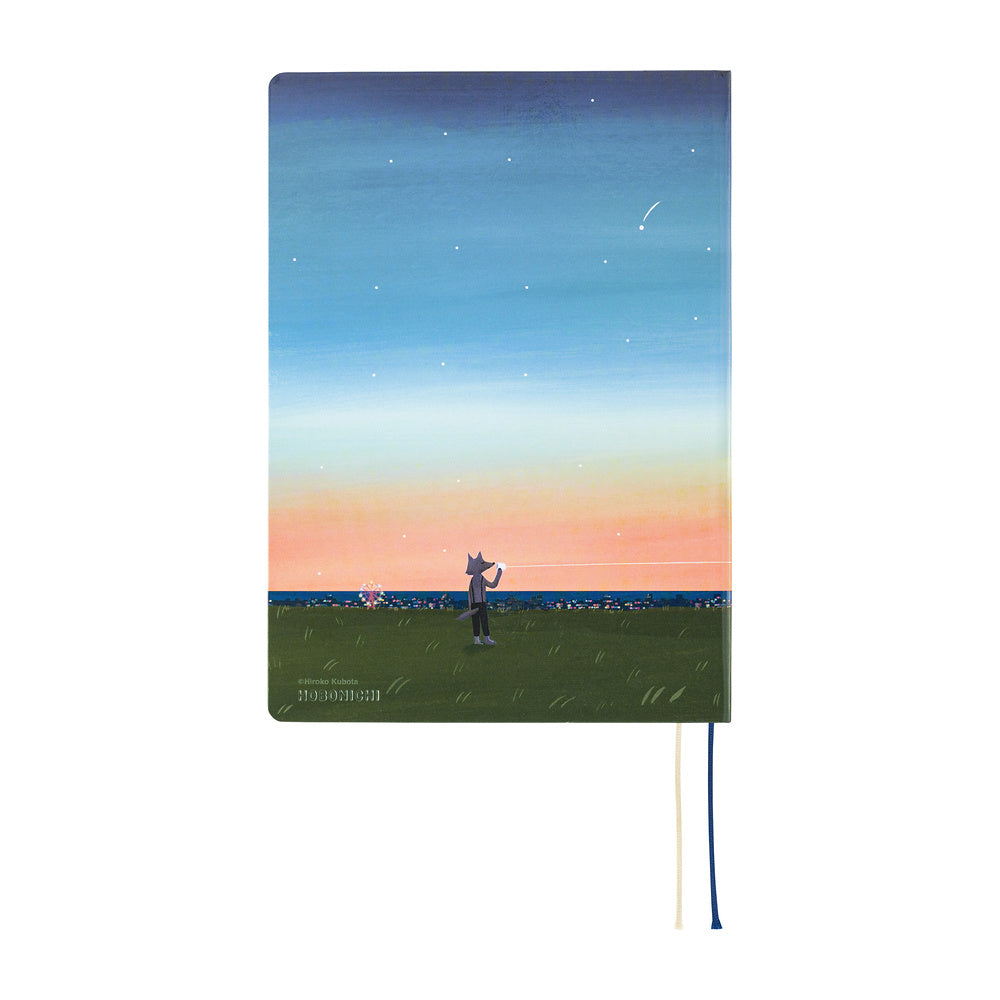 Hobonichi - Agenda HON 2027 A5 en inglés | Hiroko Kubota: String Telephone Until the Moon is Full · detalle 2