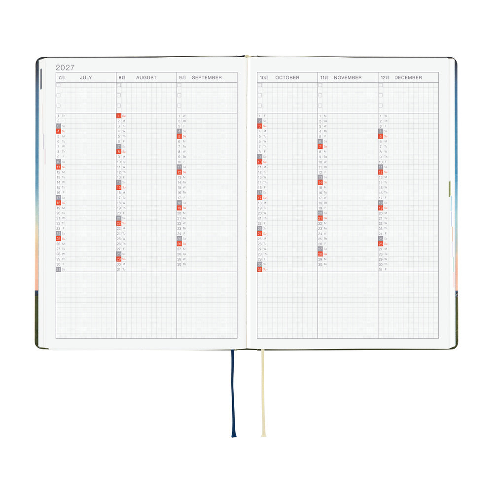 Hobonichi - Agenda HON 2027 A5 en inglés | Hiroko Kubota: String Telephone Until the Moon is Full · detalle 8