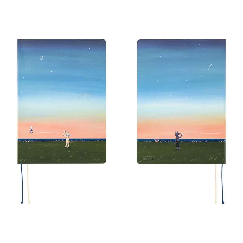 Hobonichi - Agenda HON 2027 A5 en inglés | Hiroko Kubota: String Telephone Until the Moon is Full · detalle 9