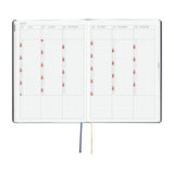 Hobonichi - Agenda HON 2027 A5 en inglés | Slash (Navy) · detalle 8