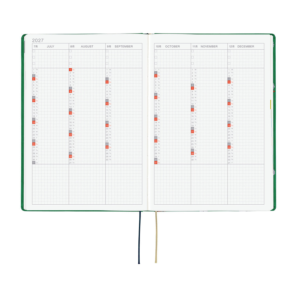 Hobonichi - Agenda HON 2027 A5 en inglés | Bow & Tie: Sheep Sheep Sheep · detalle 8