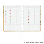 Hobonichi - Agenda HON 2027 A5 en inglés | V&A Series: Vine · detalle 8