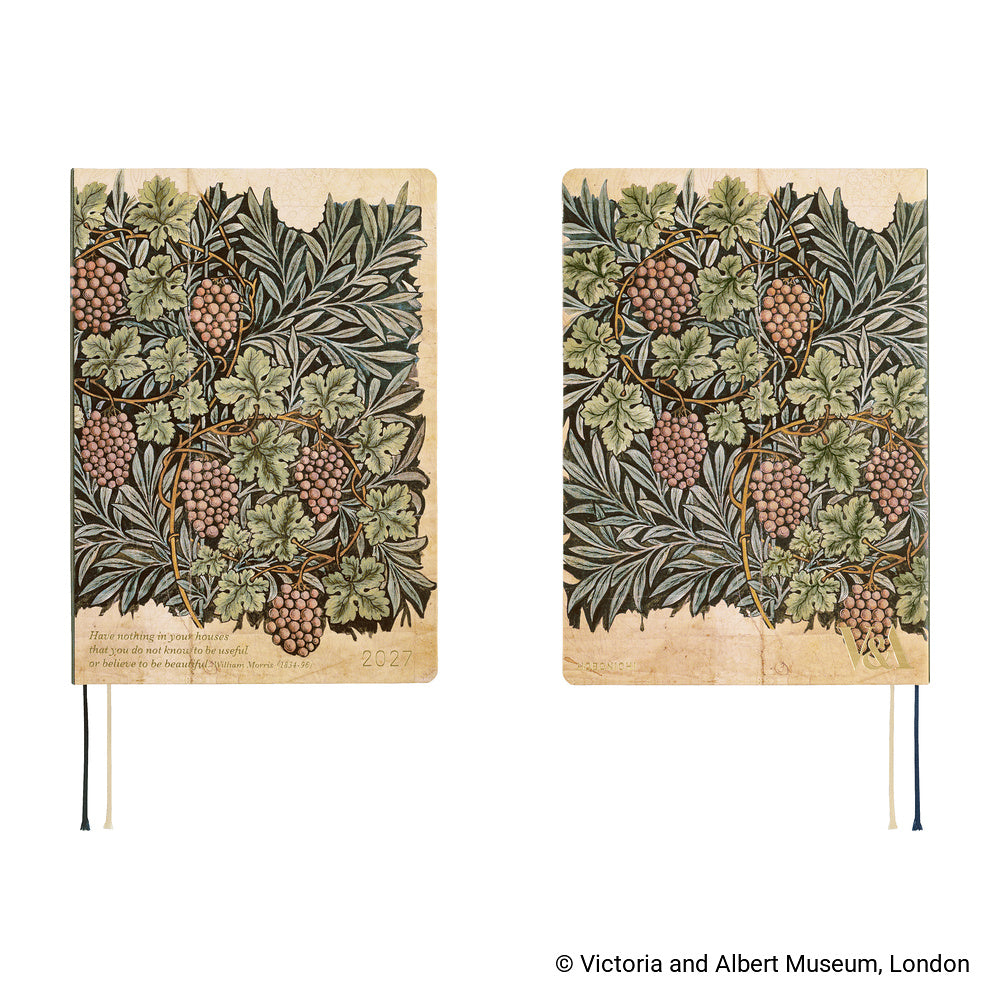 Hobonichi - Agenda HON 2027 A5 en inglés | V&A Series: Vine · detalle 9