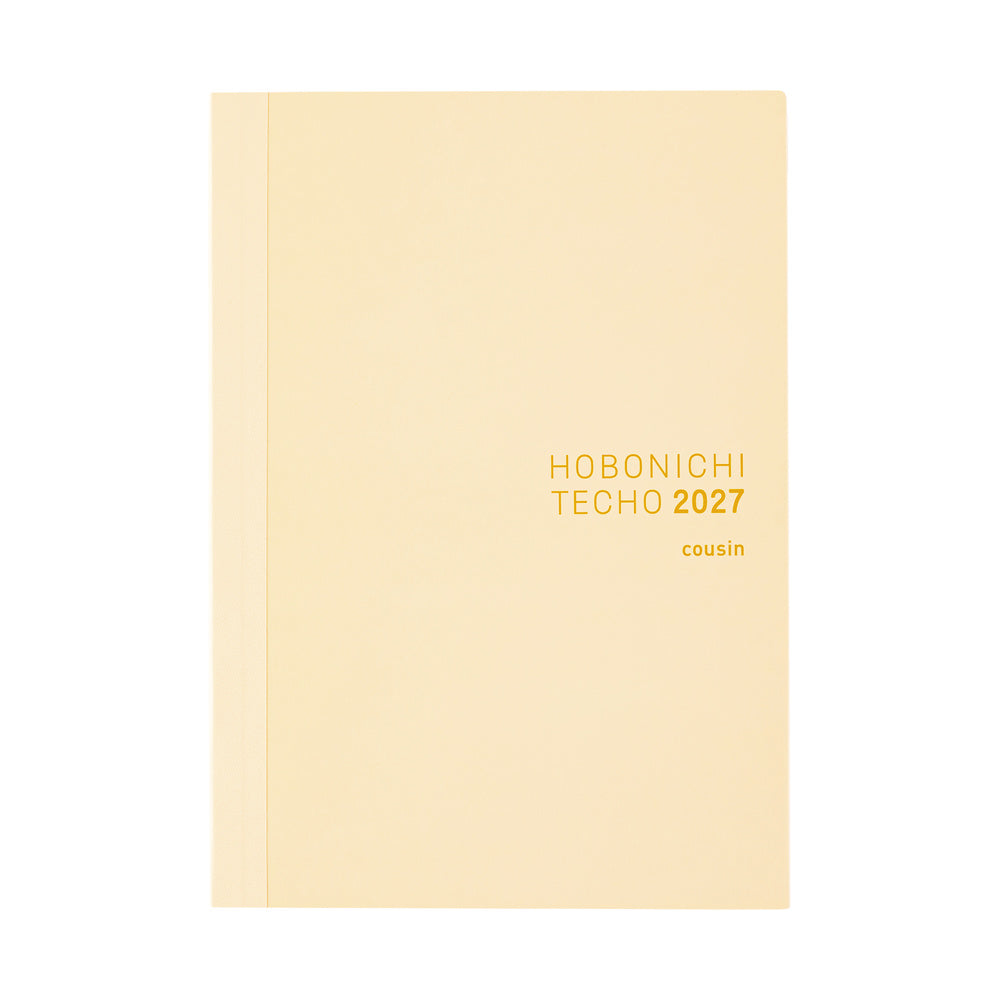 Hobonichi - Agenda Techo 2027 Cousin Book A5 en inglés | Hobonichi Techo 2027 English Cousin Book [A5 size/Daily/Jan…