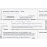 Hobonichi - Agenda Techo 2027 Cousin Book A5 en inglés | Hobonichi Techo 2027 English Cousin Book [A5 size/Daily/Jan…