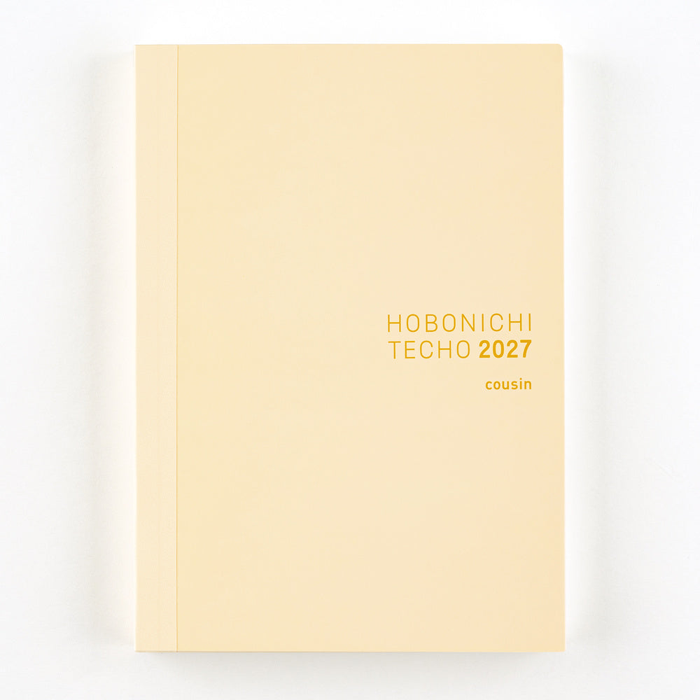 Hobonichi - Agenda Techo 2027 Cousin Book A5 en inglés | Hobonichi Techo 2027 English Cousin Book [A5 size/Daily/Jan…
