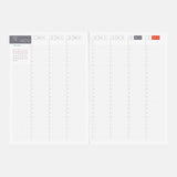 Hobonichi - Agenda Techo 2027 Cousin Book A5 en inglés | Hobonichi Techo 2027 English Cousin Book [A5 size/Daily/Jan…