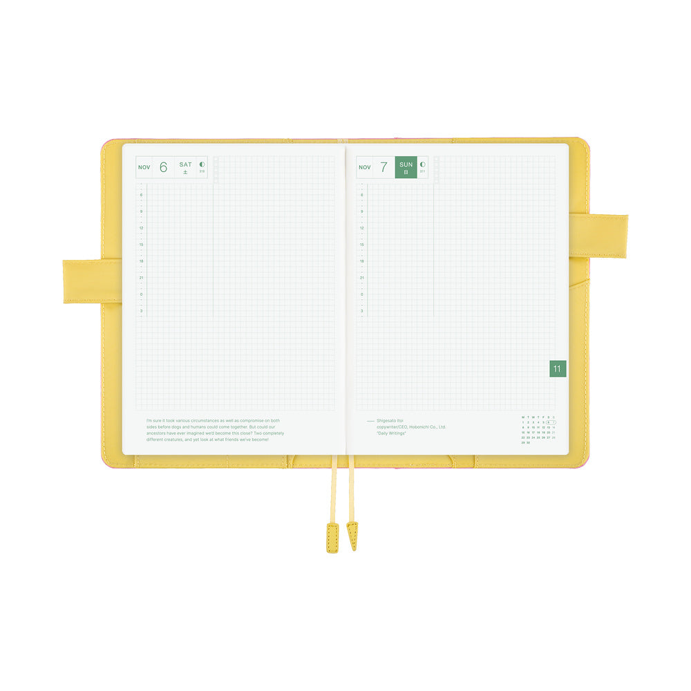 Hobonichi - Funda A5 Cousin | Colors: Candy Floss · detalle 6