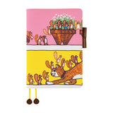 Hobonichi - Funda Cousin A5 | 100%ORANGE: Where’s the Squirrel Going