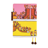 Hobonichi - Funda Cousin A5 | 100%ORANGE: Where’s the Squirrel Going