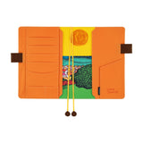 Hobonichi - Funda Cousin A5 | 100%ORANGE: Where’s the Squirrel Going