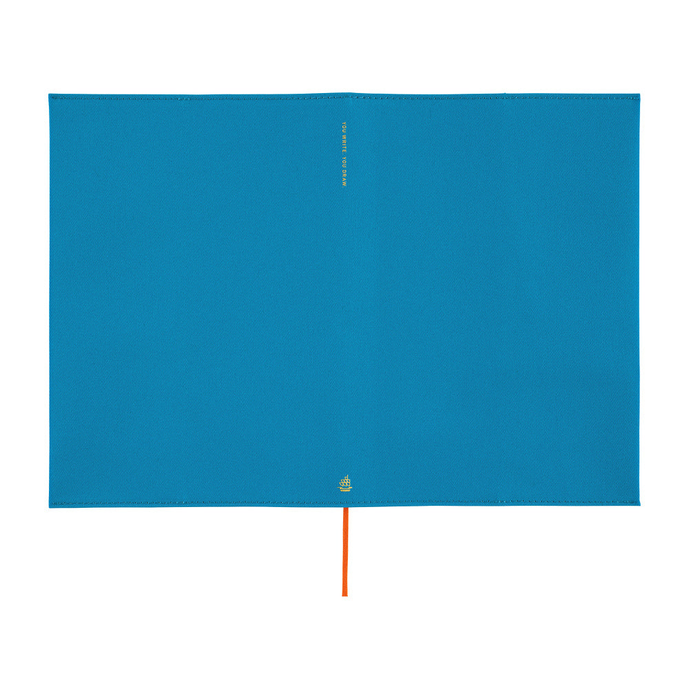 Hobonichi - Funda A5 Cousin | Folio: Ocean Blue · detalle 3
