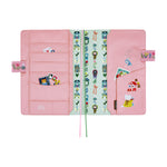 Hobonichi - Funda A5 Cousin | Yumi Kitagishi: White Cat Village · detalle 4