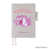 Hobonichi - Funda A5 Cousin | Moomin: My Yard (Pink Gray)