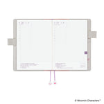 Hobonichi - Funda A5 Cousin | Moomin: My Yard (Pink Gray) · detalle 9