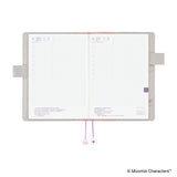 Hobonichi - Funda A5 Cousin | Moomin: My Yard (Pink Gray) · detalle 9