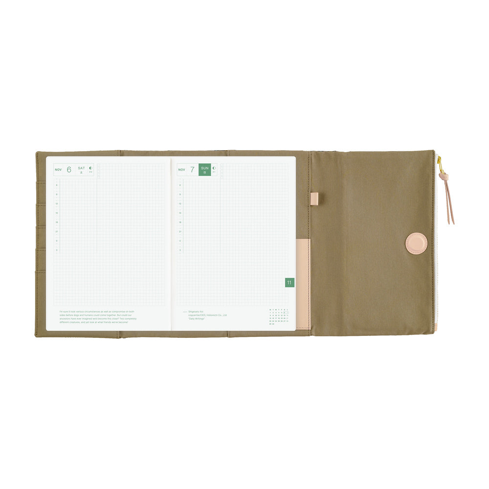 Hobonichi - Funda A5 Cousin | Tragen: Bitter Plaid · detalle 8
