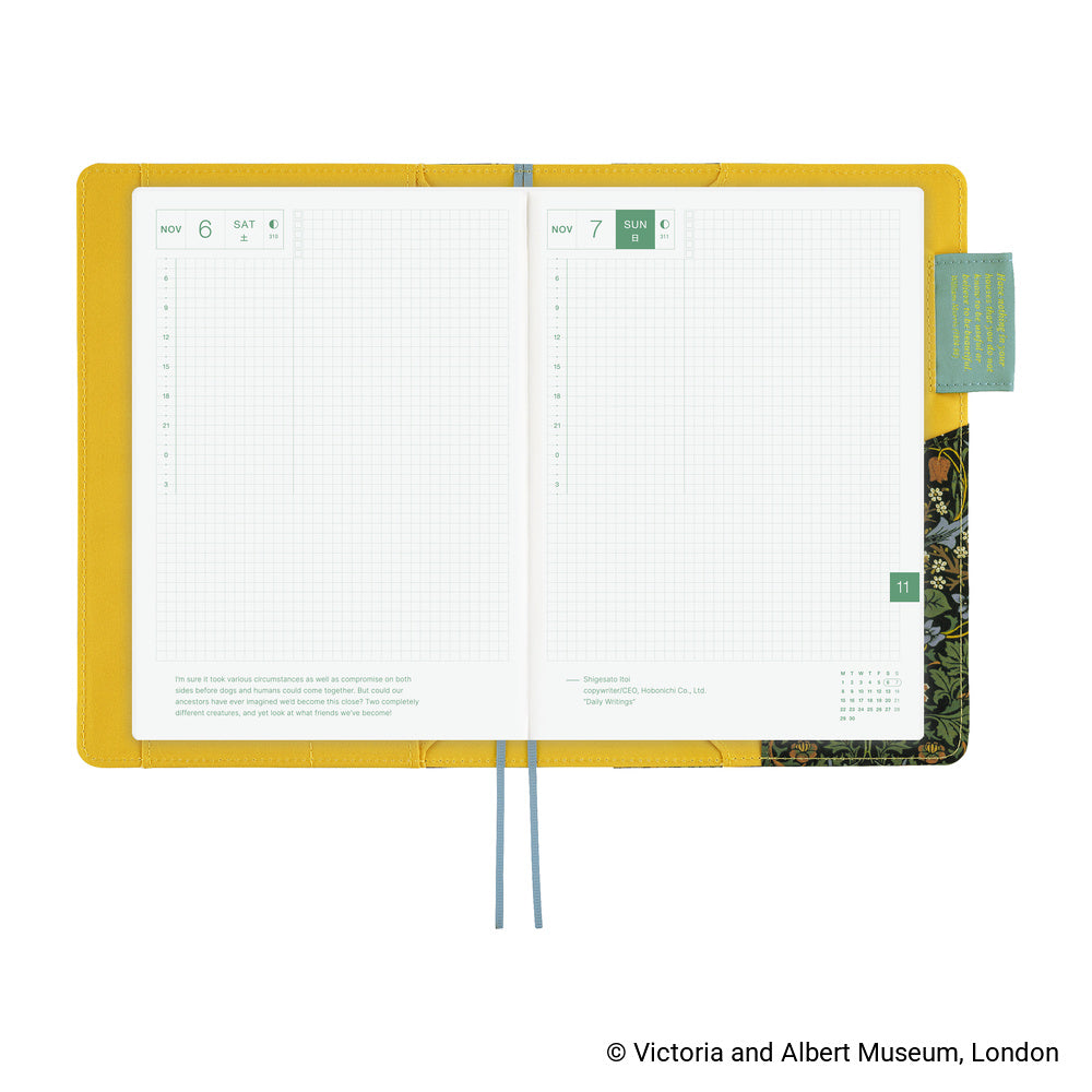 Hobonichi - Funda A5 Cousin | V&A Series: Blackthorn · detalle 8