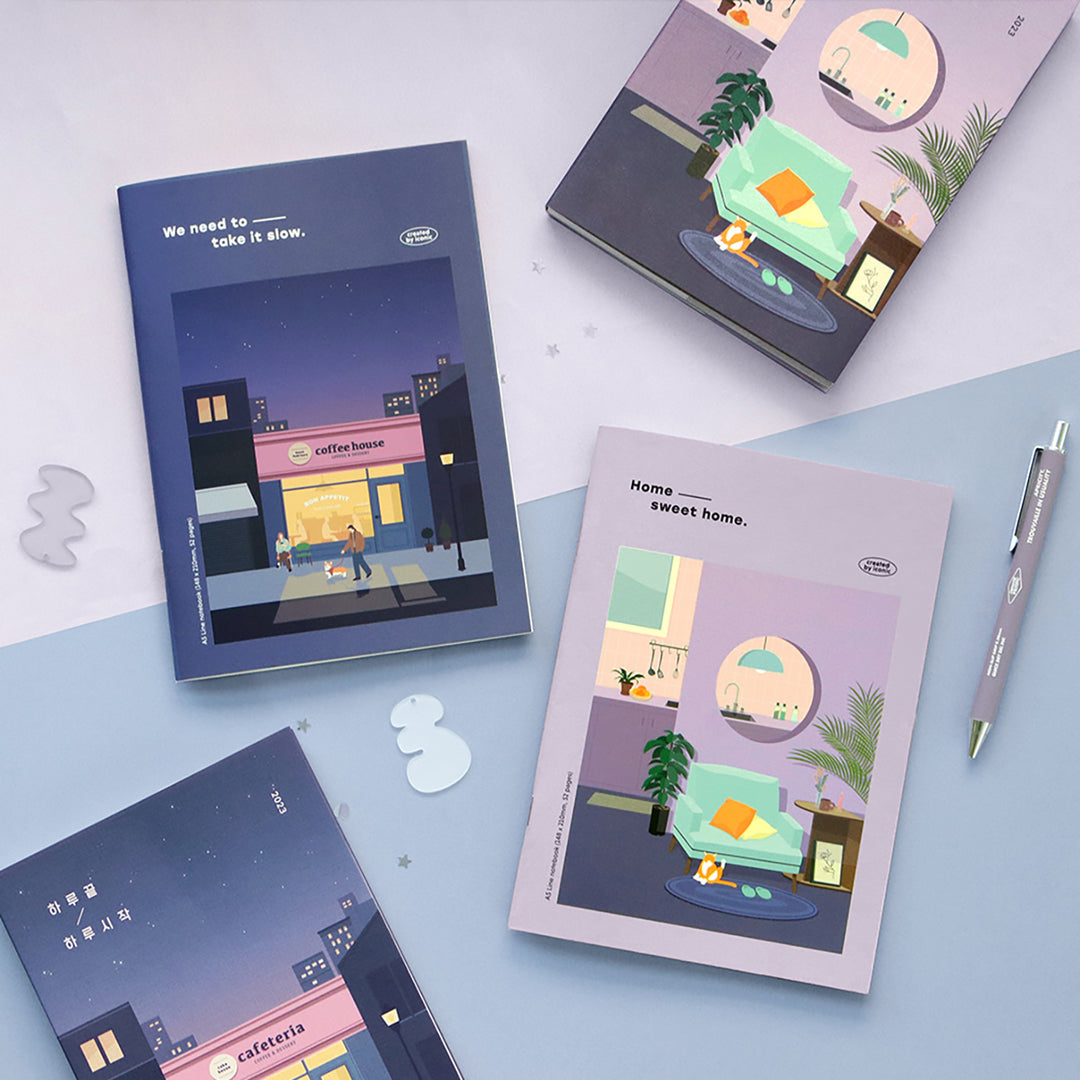 Iconic  Notebook Haru A5 | 02 Sweet home | Lined 