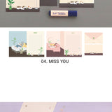 Midori - Letter Set 924 Die-cut | Cat