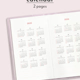 Iconic - The Planner S 2025 Weekly Diary | Nov 24 - Dec 25 | French Cream