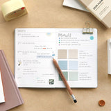 Iconic - Flow Diary Agenda Semanal 2026 | Nov 25 - Dic 26 | Cloudy Blue