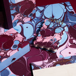 DesignWorks Ink – Marble Wavy Bloc de notas - Burgundy Sky – vista 6