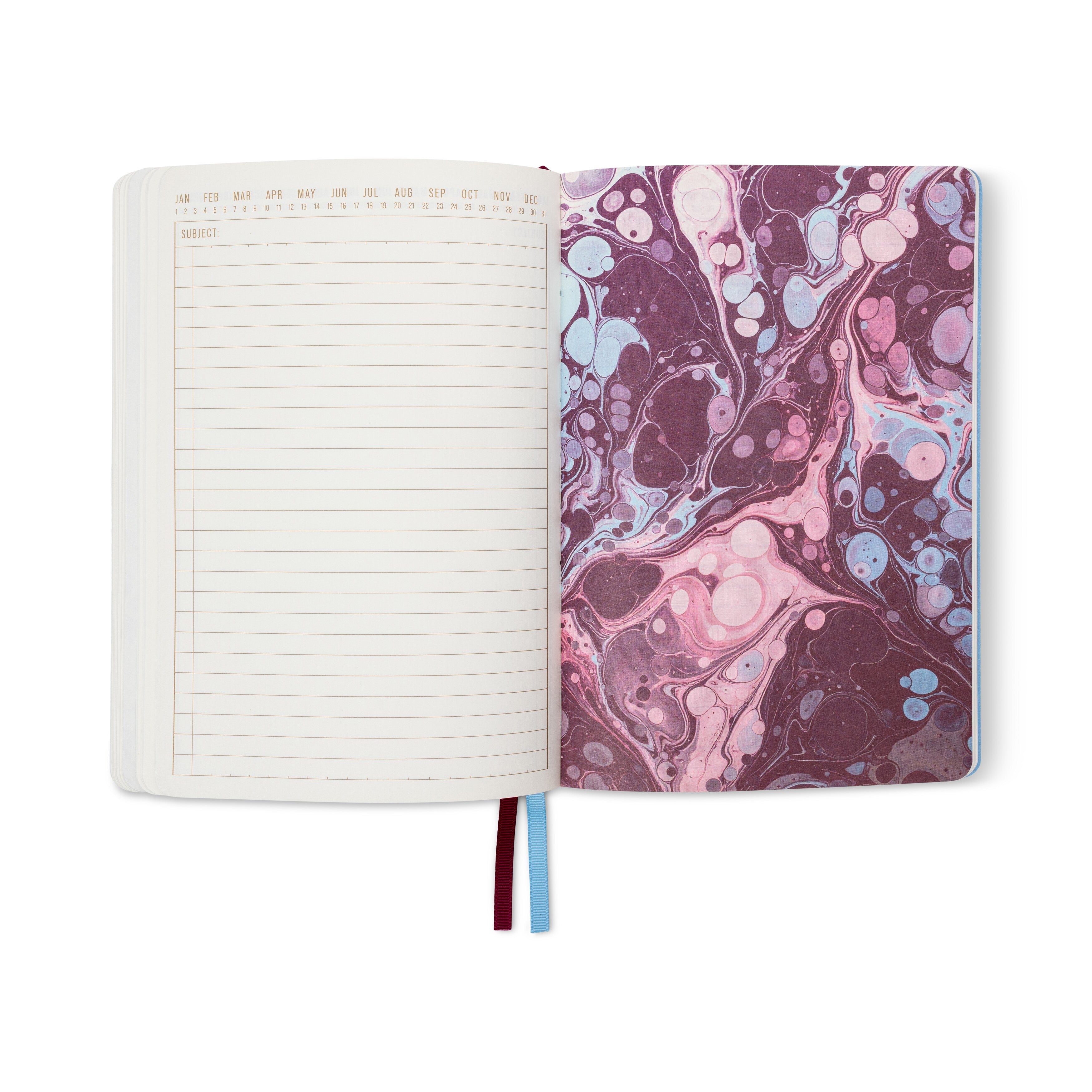 DesignWorks Ink – Marble Soft Cover Cuaderno - Burgundy Sky – vista 7
