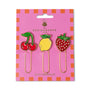 Designworks Ink - Set de 3 Paperclips | Fruit