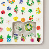 Midori - Stickers for diary Daily records | Flowers