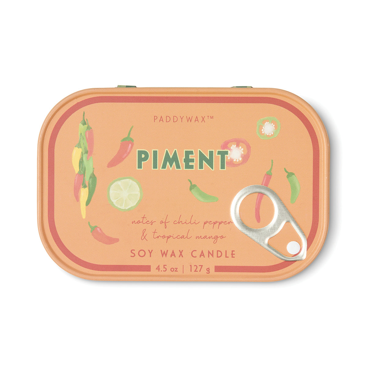 Paddywax – Vela Aromática Bistro 4.5oz/127g | Piment - Chilli & Mango – imagen 2