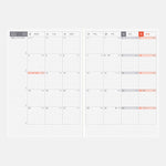 Hobonichi - Agenda Day-Free 2027 A6 en japonés | Mensual y cuaderno · detalle 5