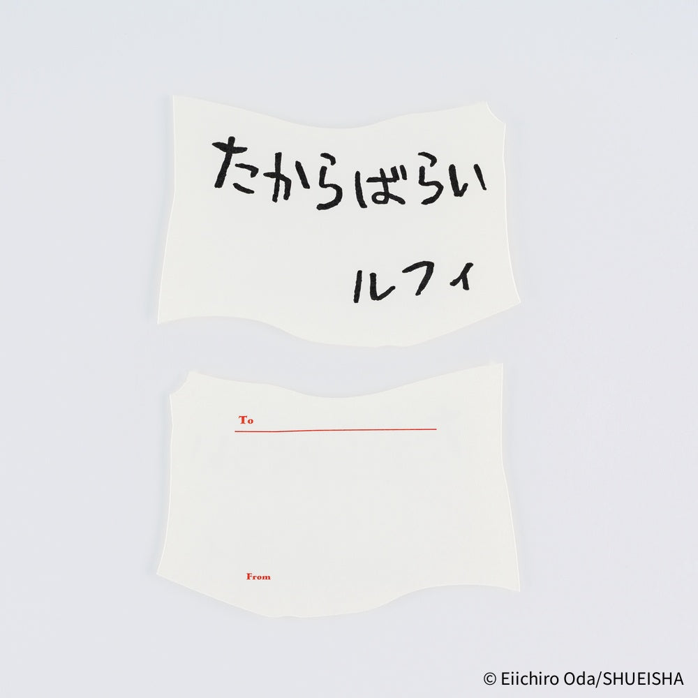 Hobonichi - Set de tarjetas letterpress | ONE PIECE magazine: Vivre Card & Treasure Tab · detalle 4