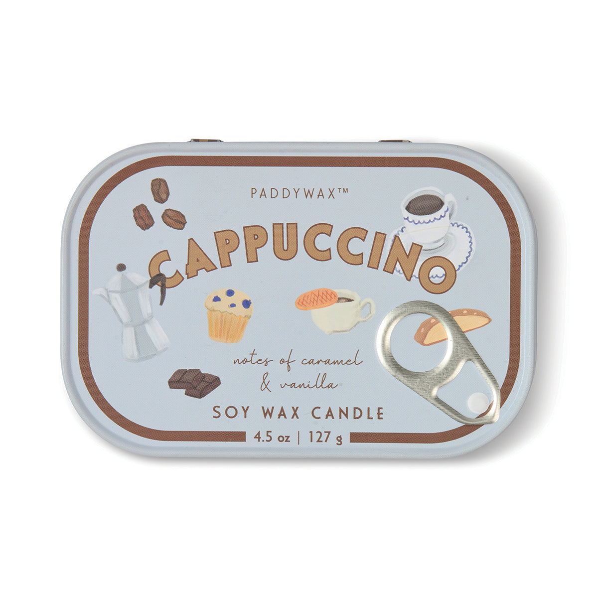 Paddywax – Vela Aromática Bistro 4.5oz/127g | Cappuccino - Chocolate & Cherry – imagen 2