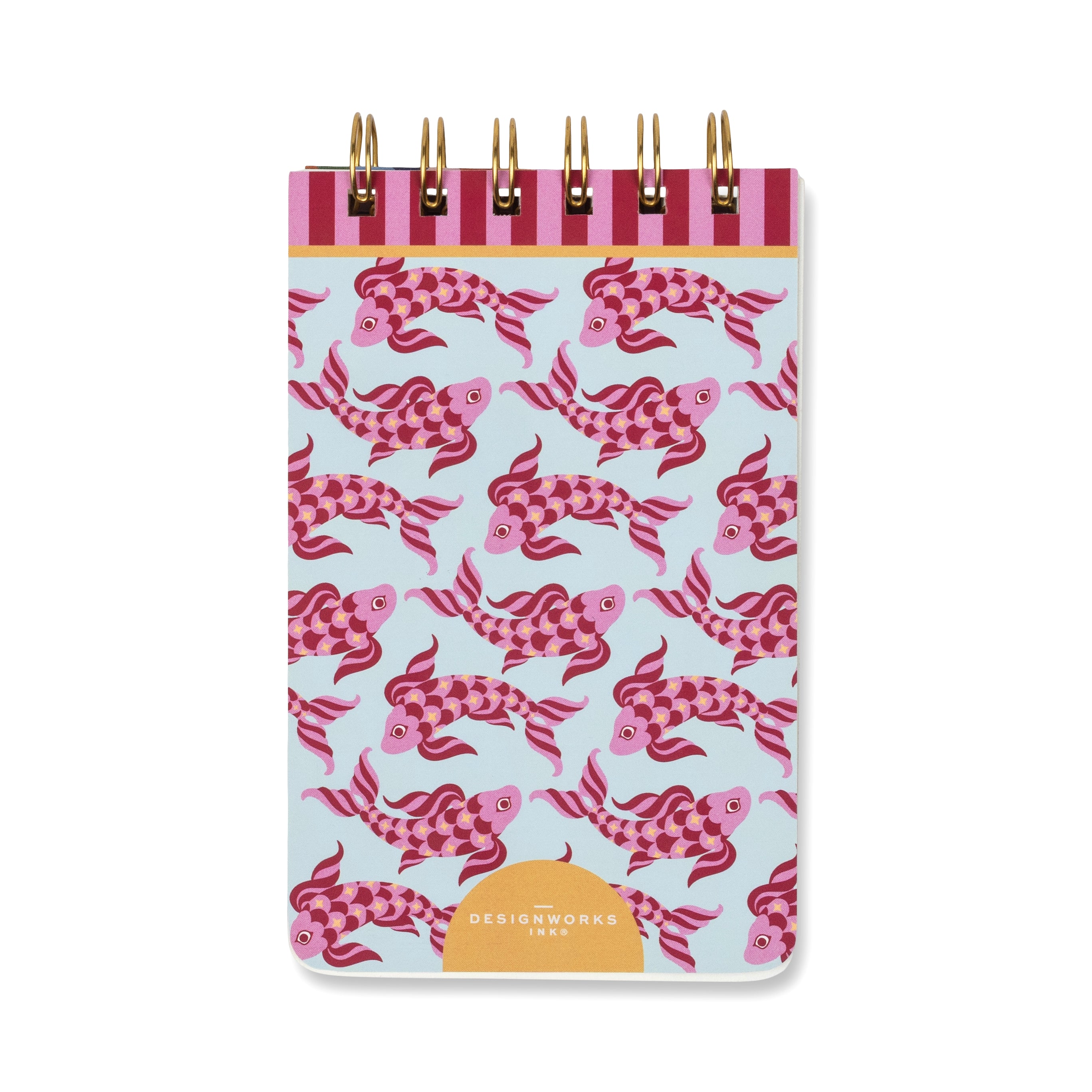 DesignWorks Ink – A Dopo Twin Wire Bloc de notas - Koi Fish