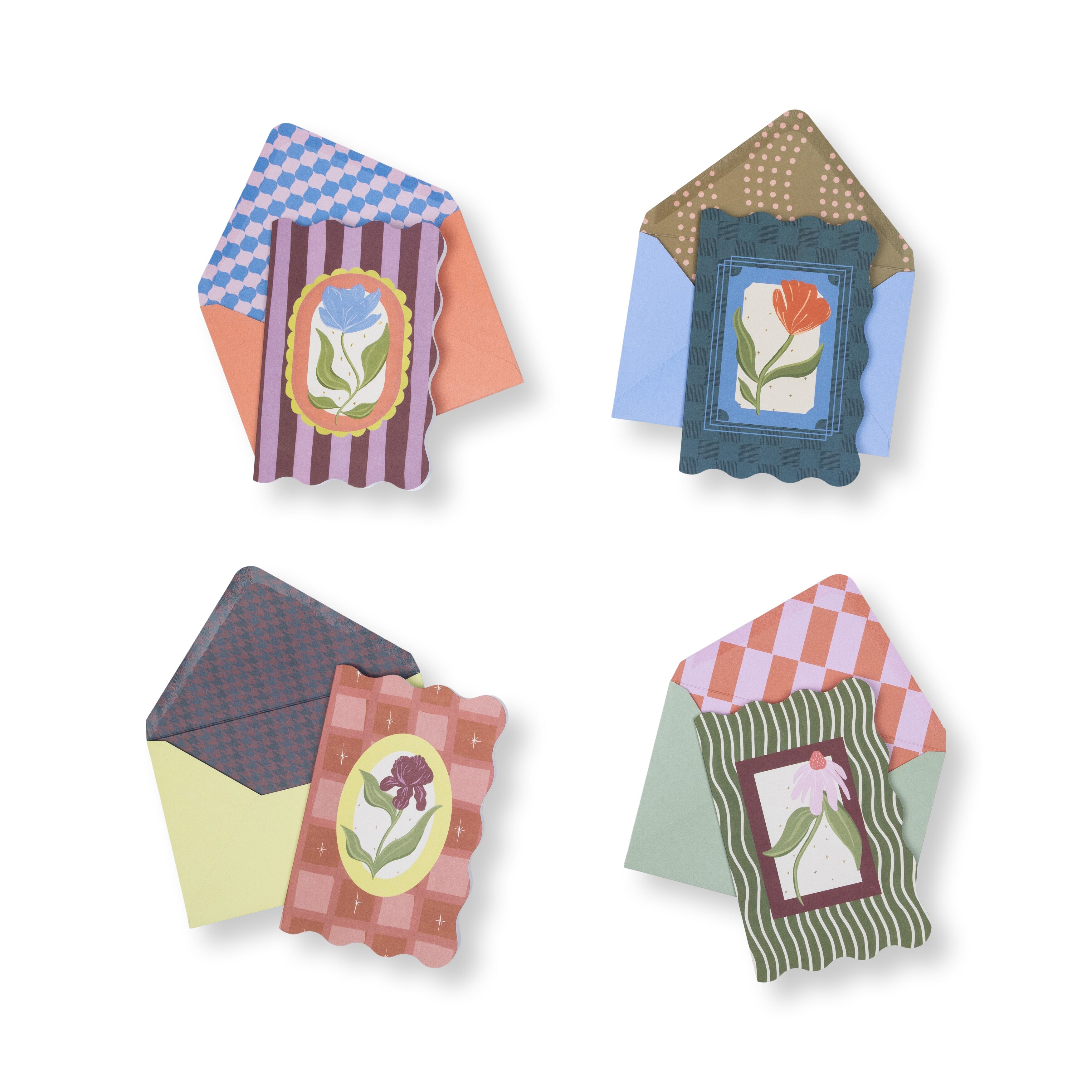 DesignWorks Ink – Framed Floral Set de tarjetas - Set of 16 Assorted – vista 5