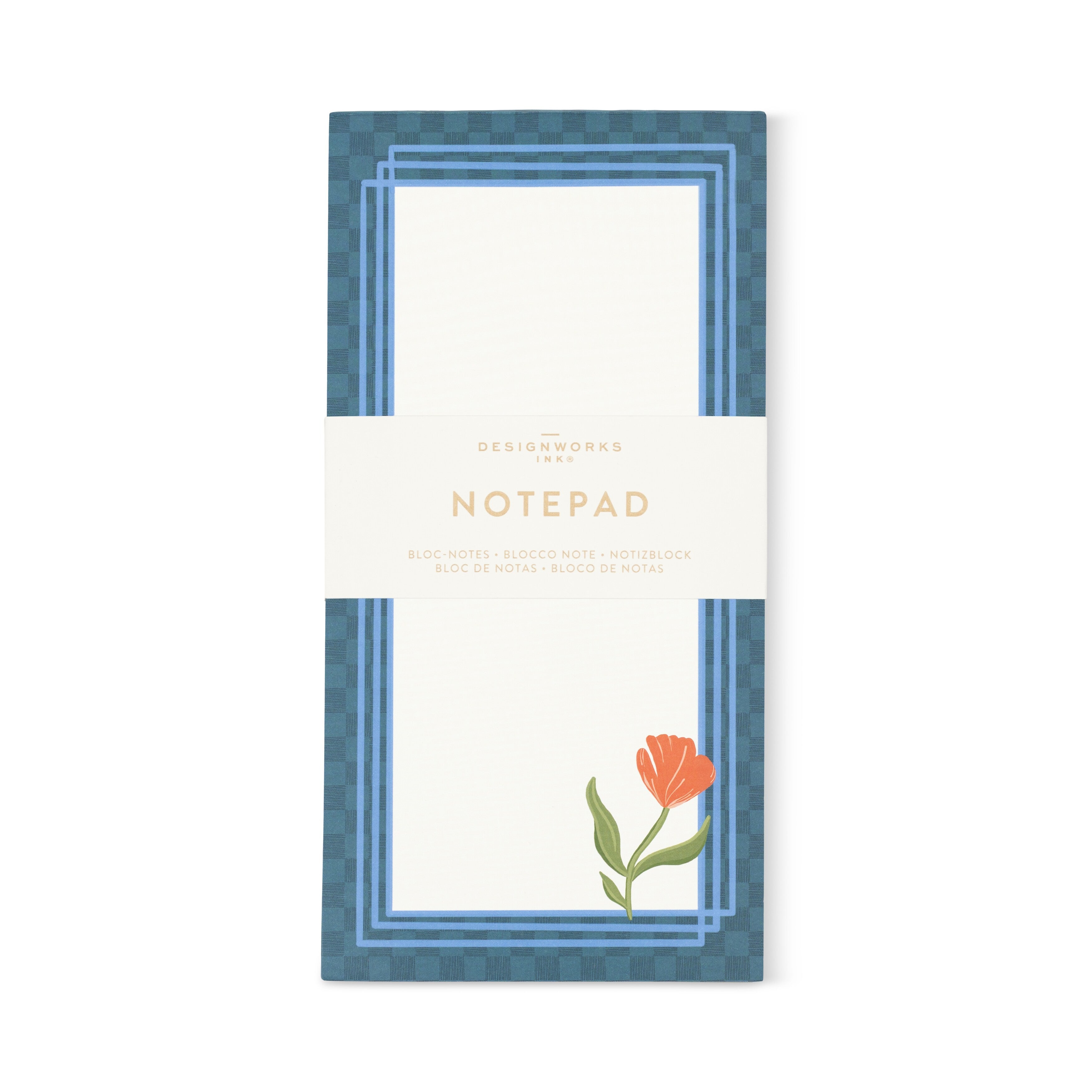 DesignWorks Ink – Framed Floral Bloc de lista - Poppy