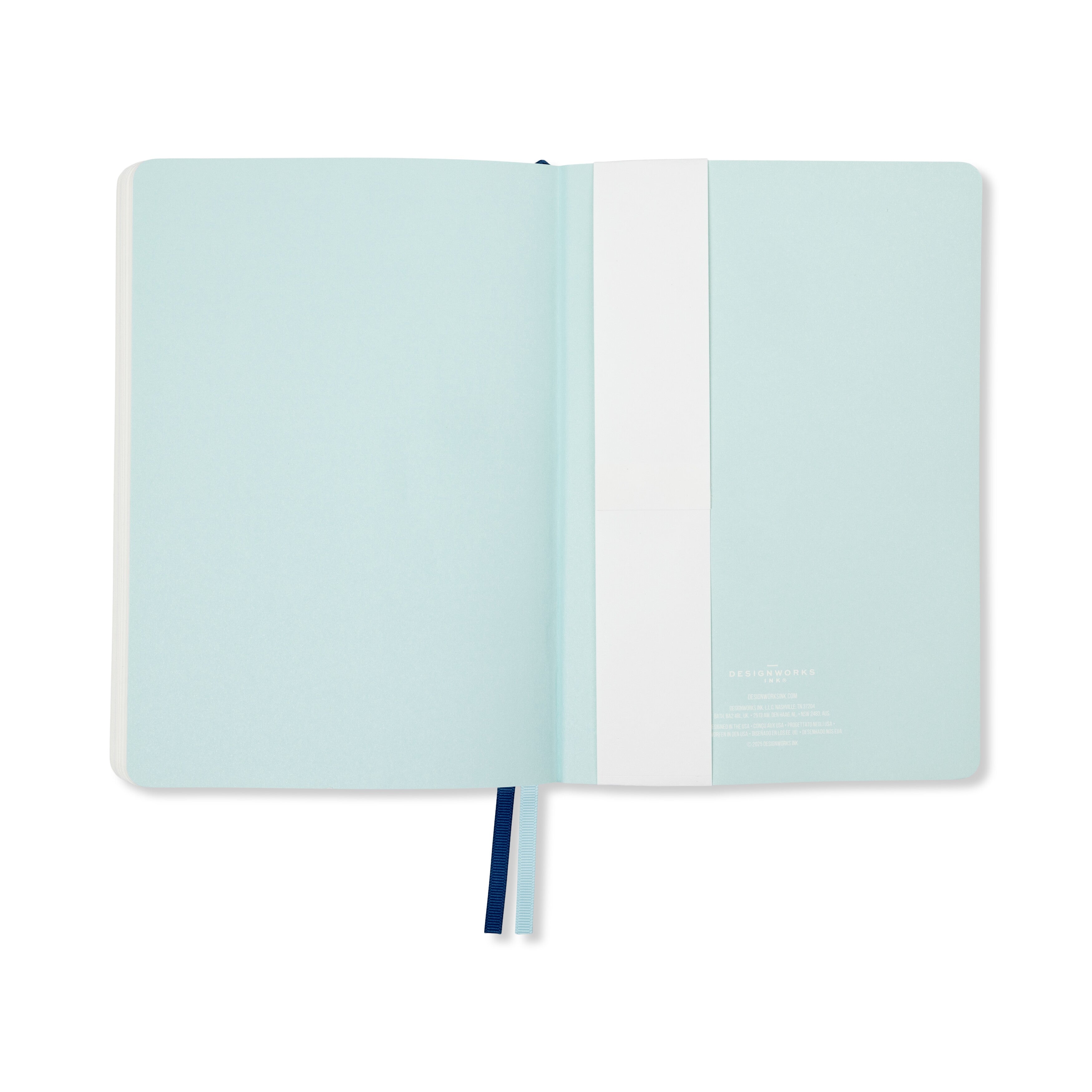 DesignWorks Ink – Marble Soft Cover Cuaderno - Teal – vista 9